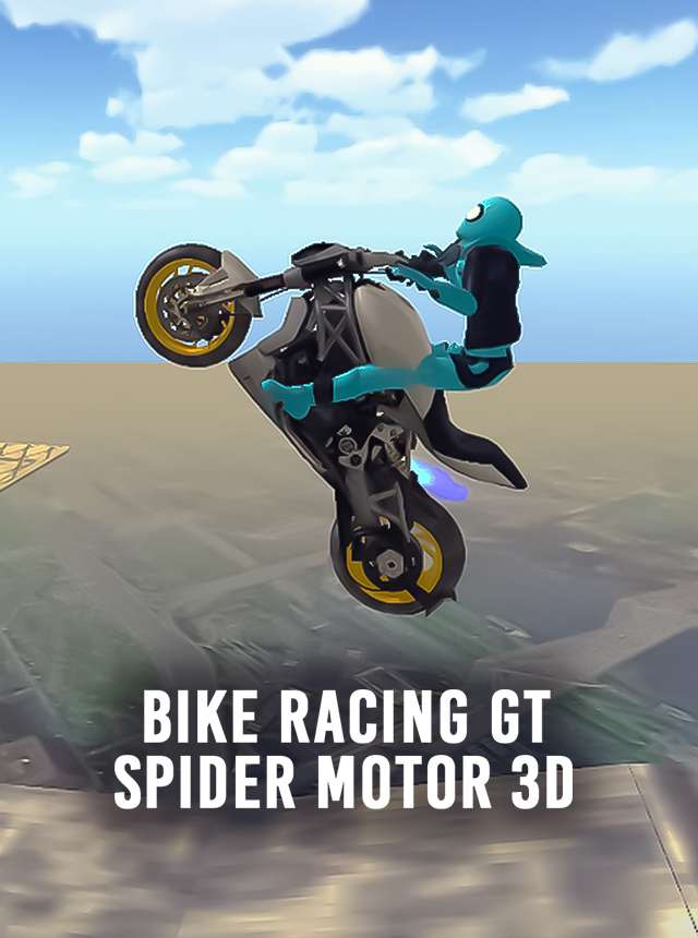 Motor Balap Stunt Montage 3D